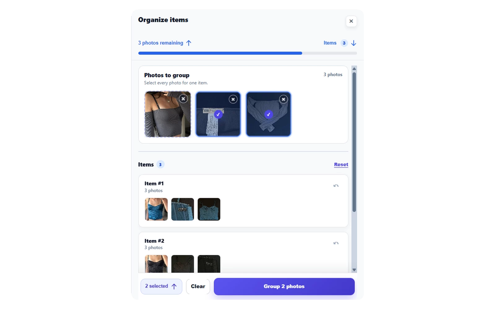 AutoLister phone batch organizer